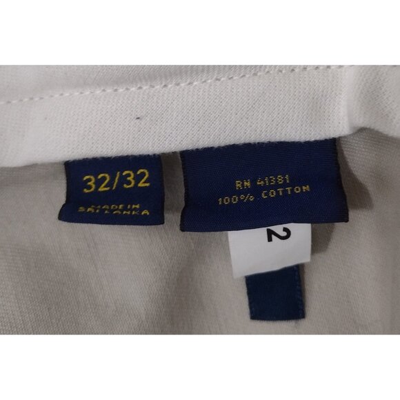 Polo Ralph Lauren Relaxed Fit Chino Pants Mens 32x32 Khaki Preppy Vintage Office - Picture 7 of 8